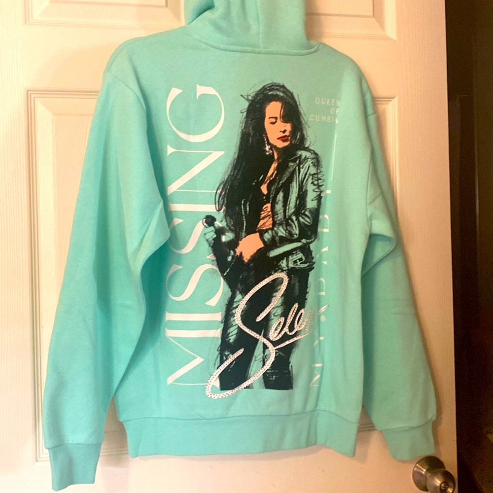 Tiffany blue Selena hoodie